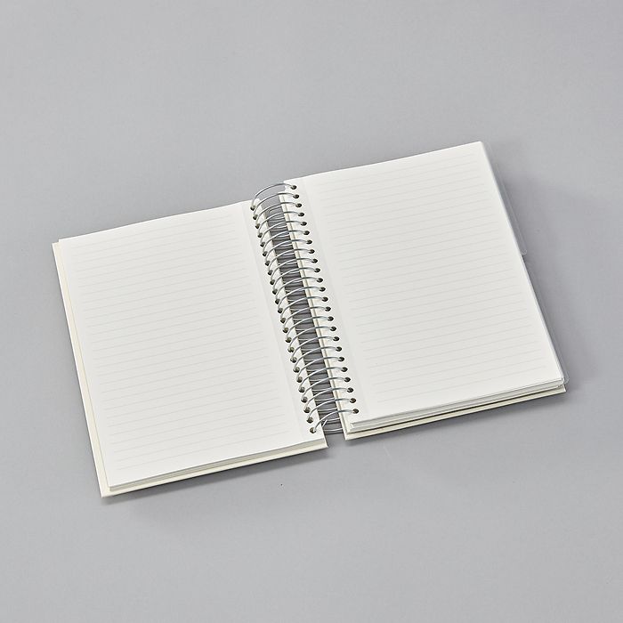 Mucho (A5) spiral-bound notebook, azzurro