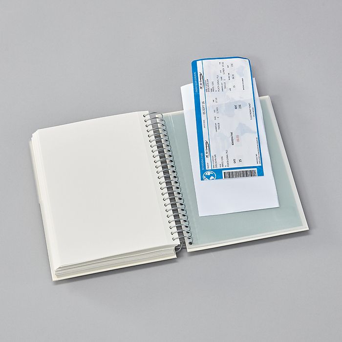 Mucho (A5) spiral-bound notebook, azzurro