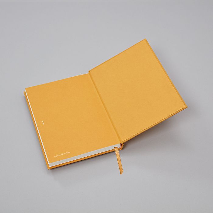 NA Notebook (A5) Golden Hour,linen-paper, 172 p., 100g/m2, Ruled