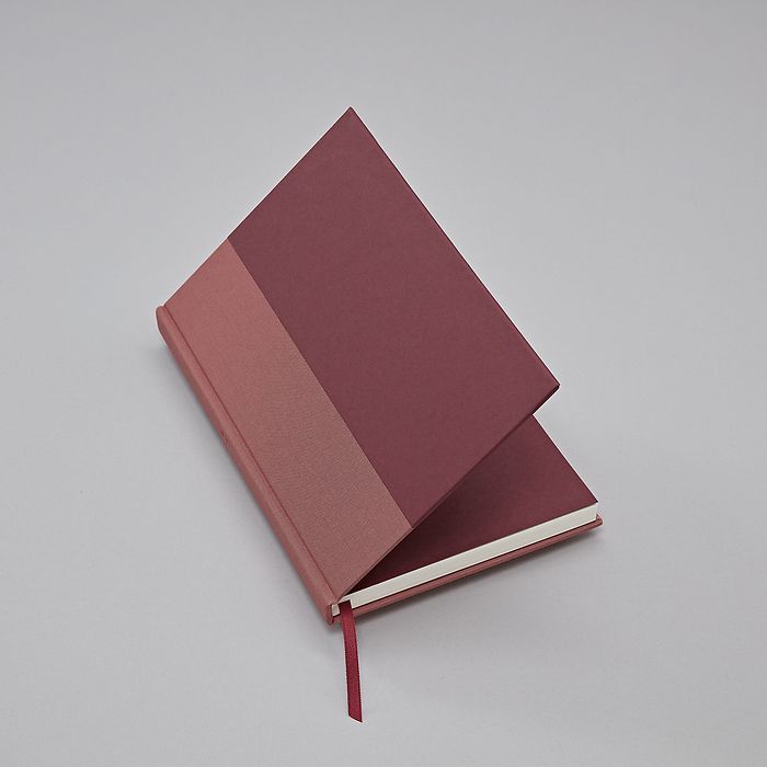 NA Notebook (A5) Blossom, linen-paper, 172 p., 100g/m2, Ruled