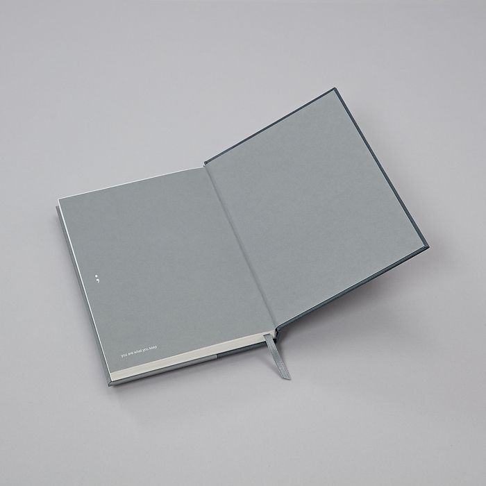 NA Notebook (A5) Sea Salt, linen-paper, 172 p., 100g/m2, Ruled