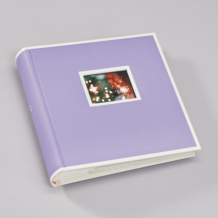 200 Pockets Album, lilac silk