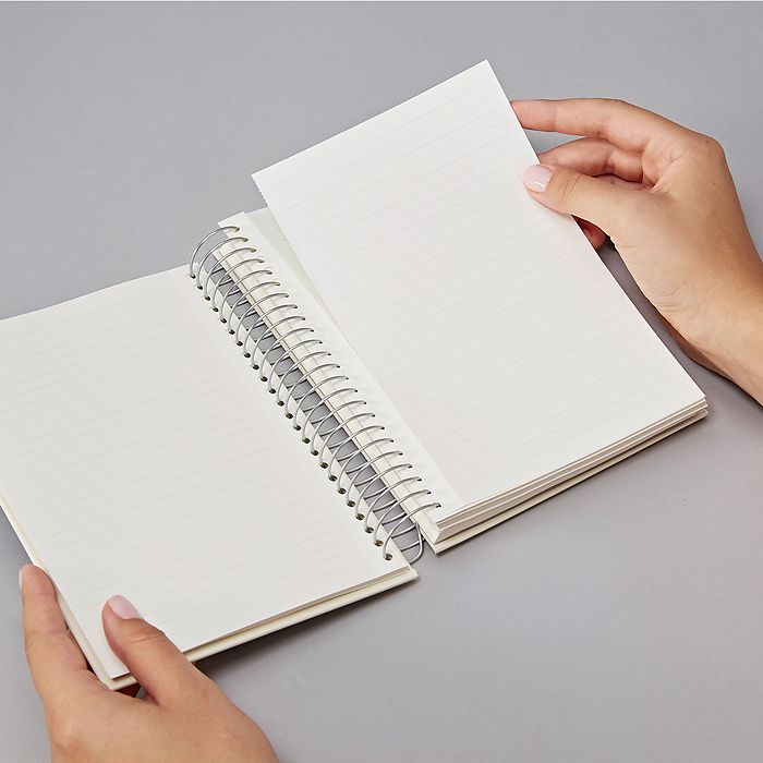 Mucho (A5) spiral-bound notebook, fango