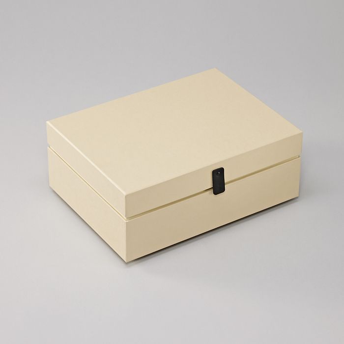 Premium Storage Box, One Line, Large, vanilla