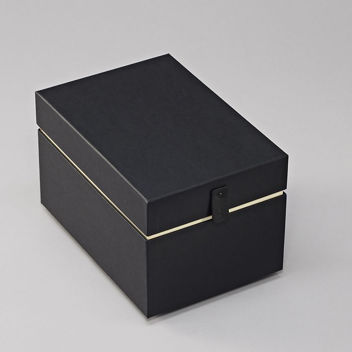 Premium Storage Box, One Line,High, black