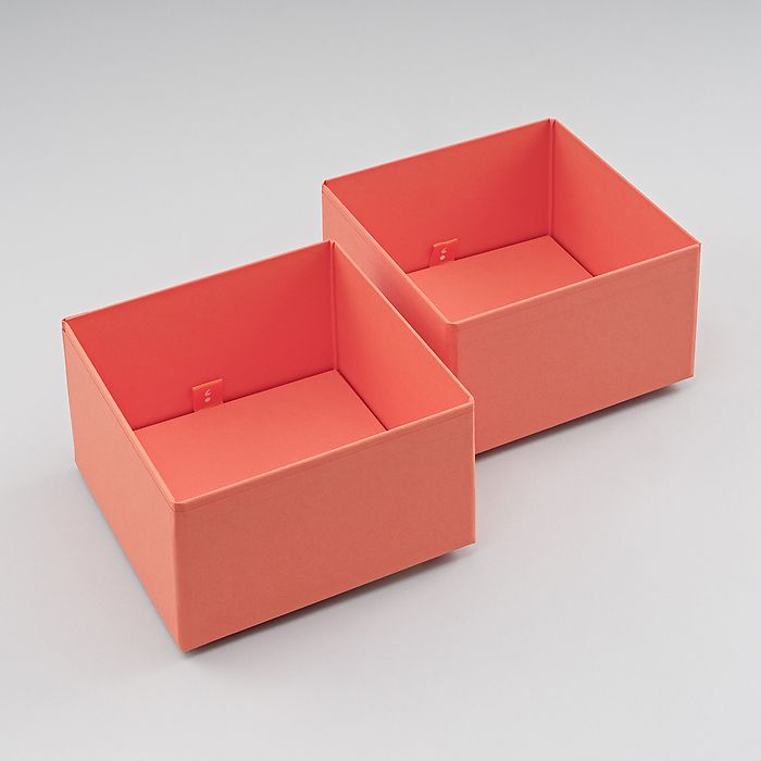 4Rooms Organizer, Square, Set of 2, Orange